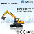 XCMG excavator XE150D (Bucket Capacity: 0.61m3, Operating Weight: 14400kg) of cheap excavators for sale